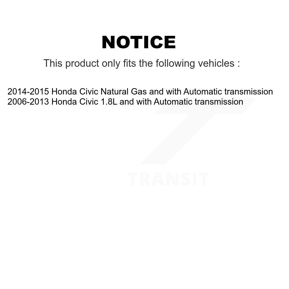 Front Right CV Axle Shaft For Honda Civic NCV-HO36569