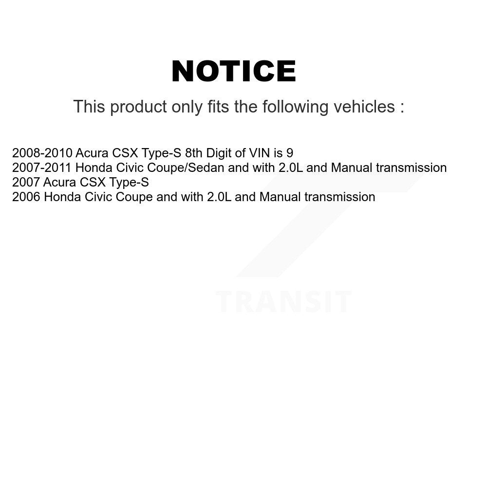 Front Right CV Axle Shaft For Honda Civic Acura CSX NCV-HO36578