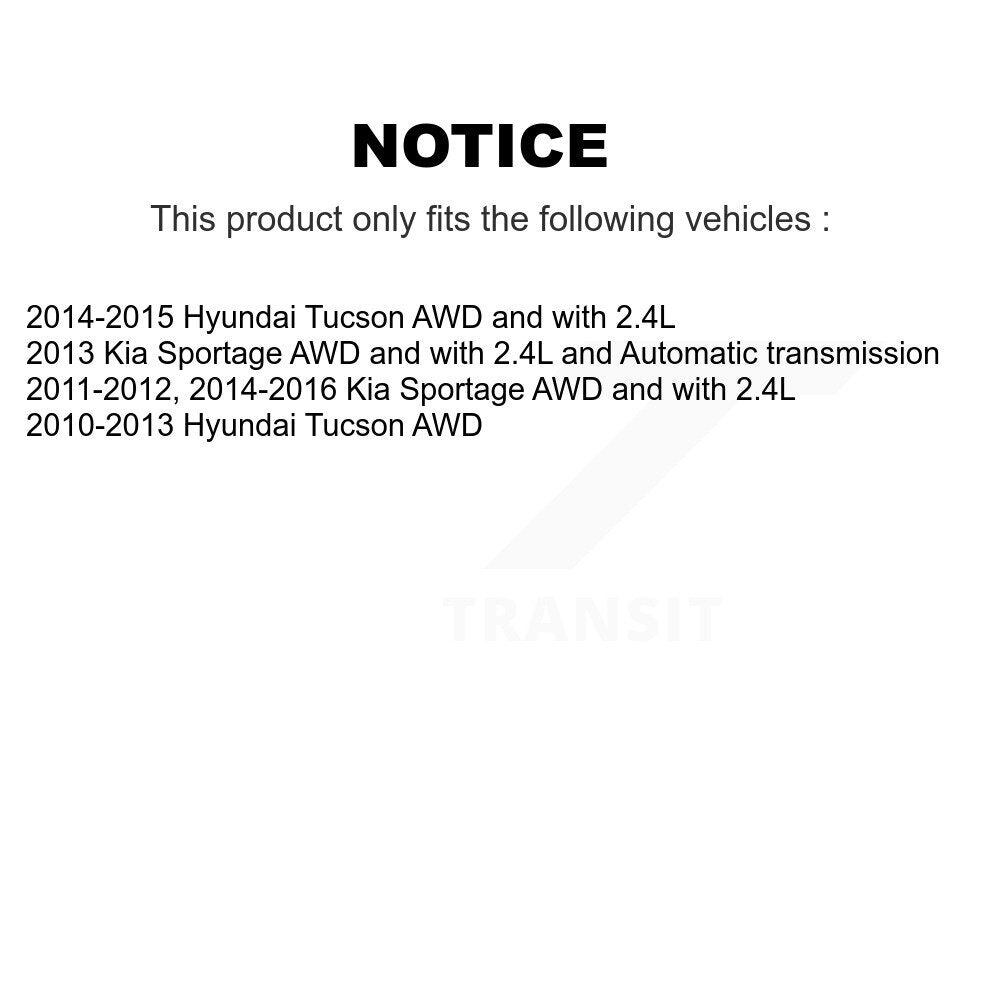 Front Right CV Axle Shaft NCV-HY75056 For Hyundai Tucson Kia Sportage