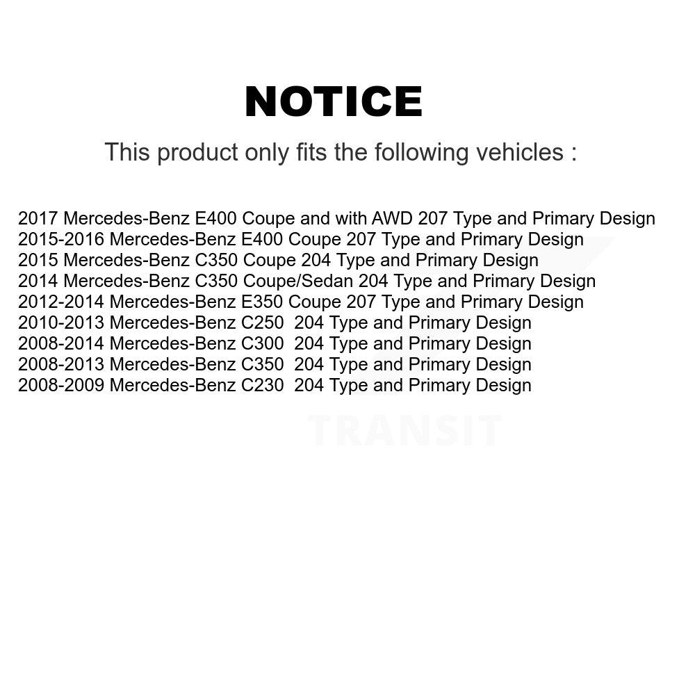 Front Right CV Axle Shaft NCV-MB48007 For Mercedes-Benz C300 C350 C250 E350 E400 C230