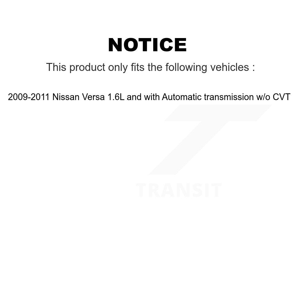 Front Left CV Axle Shaft For 09-11 Nissan Versa 1.6L with Automatic transmission
