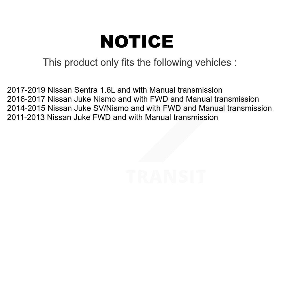 Front Right CV Axle Shaft NCV-NI53034 For Nissan Sentra Juke OEM# 391001KB5B
