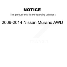 Load image into Gallery viewer, Front Right CV Axle Shaft NCV-NI53994 For 2009-2014 Nissan Murano AWD