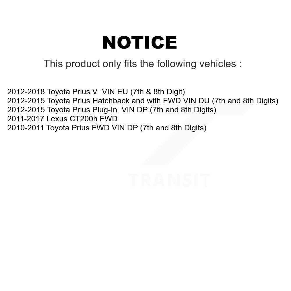 Front Left CV Axle Shaft NCV-TO69020 For Toyota Prius V Lexus CT200h Plug-In
