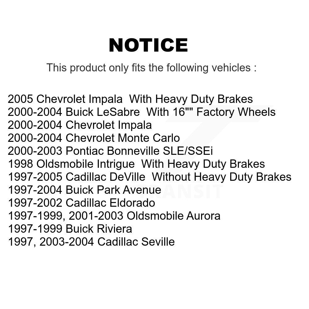 Front Left Brake Caliper For Chevrolet Impala Buick Cadillac LeSabre DeVille