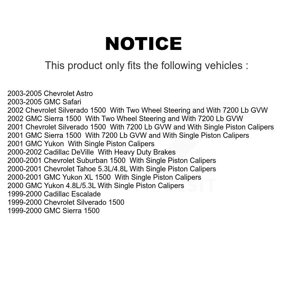 Rear Left Brake Caliper For Chevrolet Silverado 1500 GMC Sierra Astro Safari XL