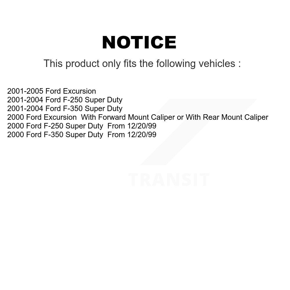 Rear Disc Brake Caliper SLC-18B4753 For Ford F-350 Super Duty F-250 Excursion