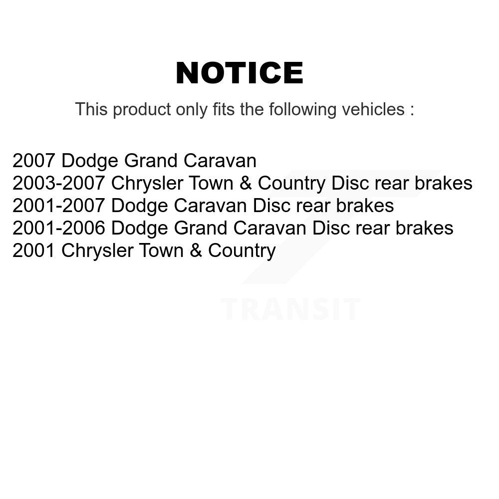 Front Right Brake Caliper SLC-18B4777 For Dodge Grand Caravan Chrysler Town &