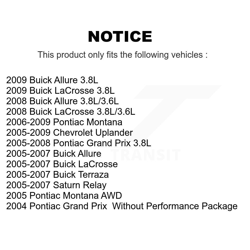 Front Left Brake Caliper SLC-18B5034 For Pontiac Grand Prix Buick LaCrosse Relay