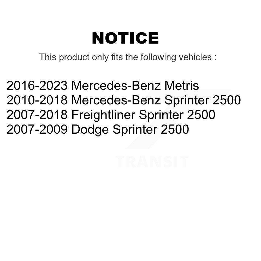 Front Left Disc Brake Caliper SLC-18B5063 For Mercedes-Benz Sprinter 2500 Metris Dodge Freightliner