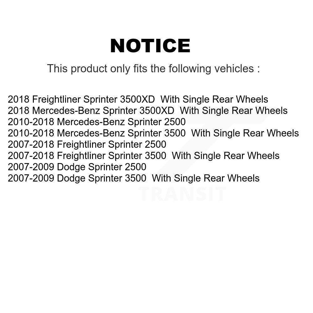 Rear Left Brake Caliper SLC-18B5066 For Mercedes-Benz Sprinter 2500 3500 Dodge Freightliner 3500XD