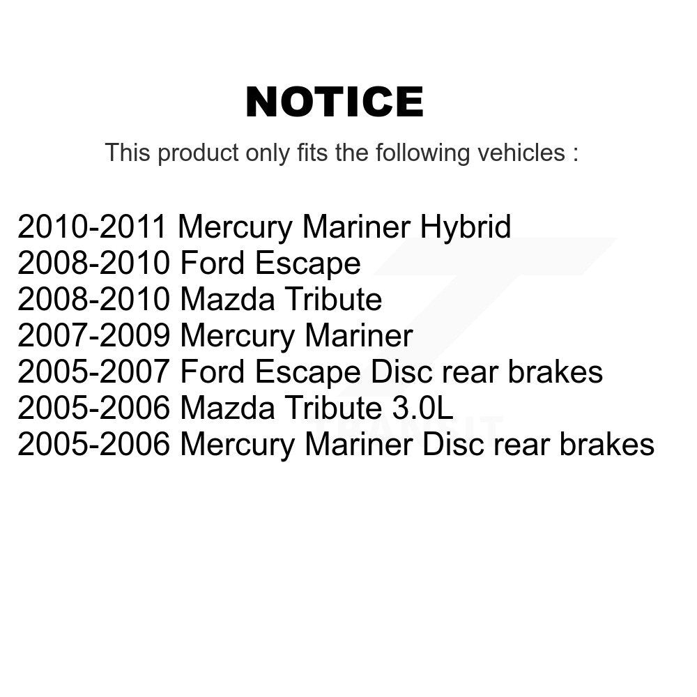 Front Right Disc Brake Caliper SLC-18B5277 For Ford Escape Mazda Tribute Mercury Mariner