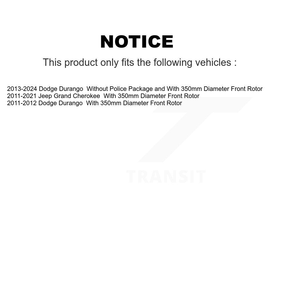 Front Right Disc Brake Caliper SLC-18B5296A For Jeep Grand Cherokee Dodge Durango
