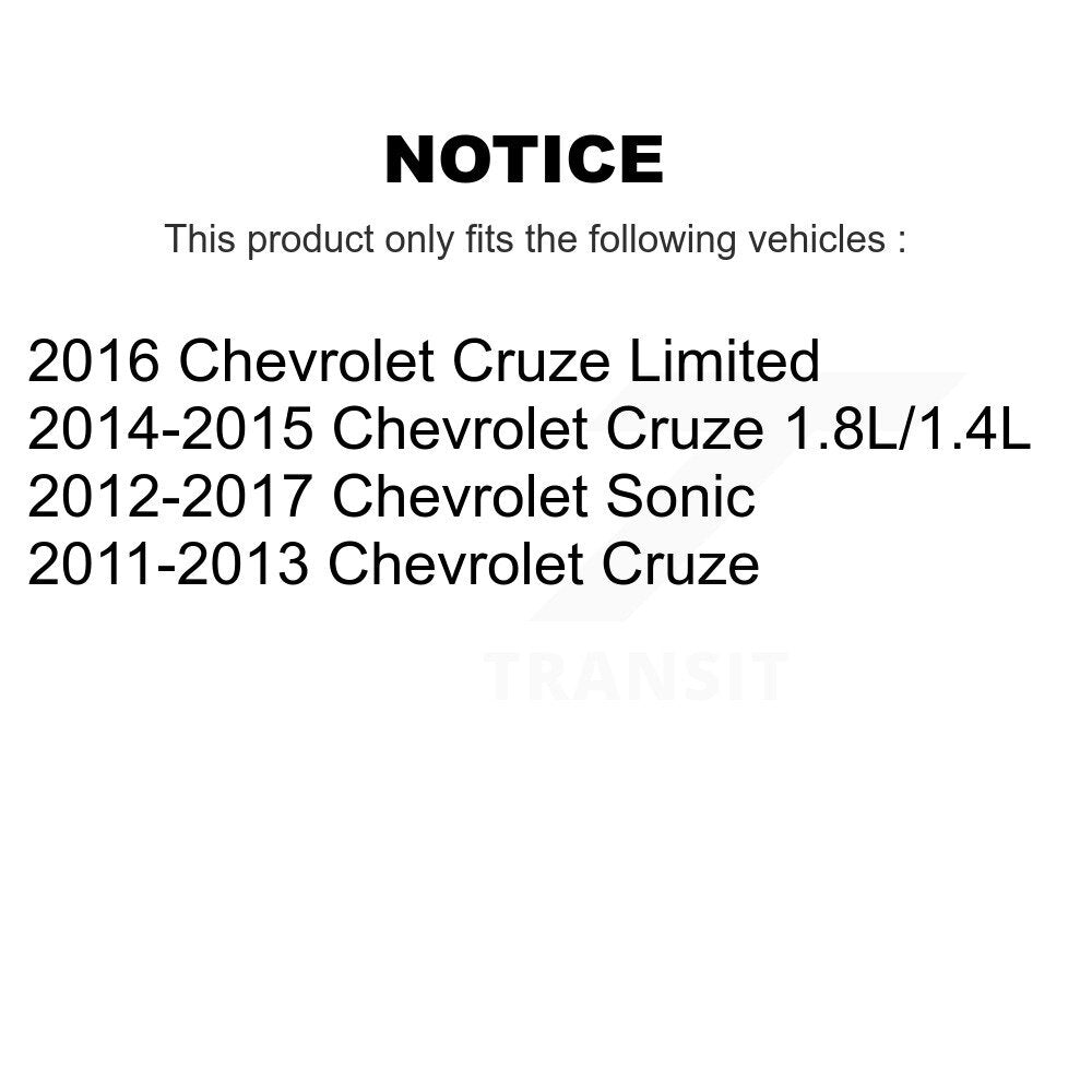 Front Left Disc Brake Caliper SLC-18B5308 For Chevrolet Cruze Sonic Limited