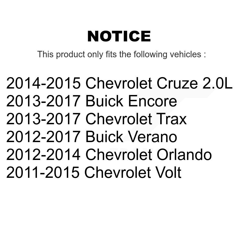 Front Right Brake Caliper SLC-18B5328 For Chevrolet Buick Cruze Encore Trax Volt