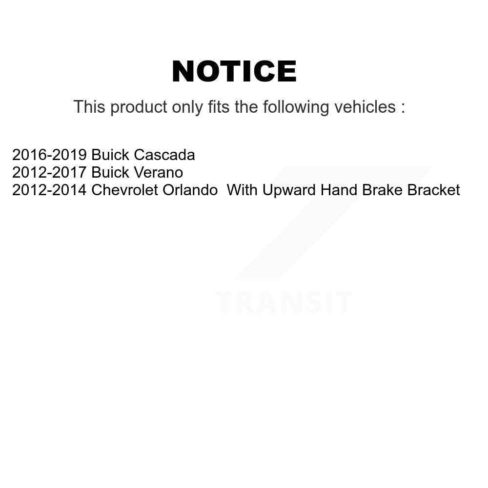 Rear Right Disc Brake Caliper SLC-18B5470A For Buick Verano Chevrolet Orlando Cascada