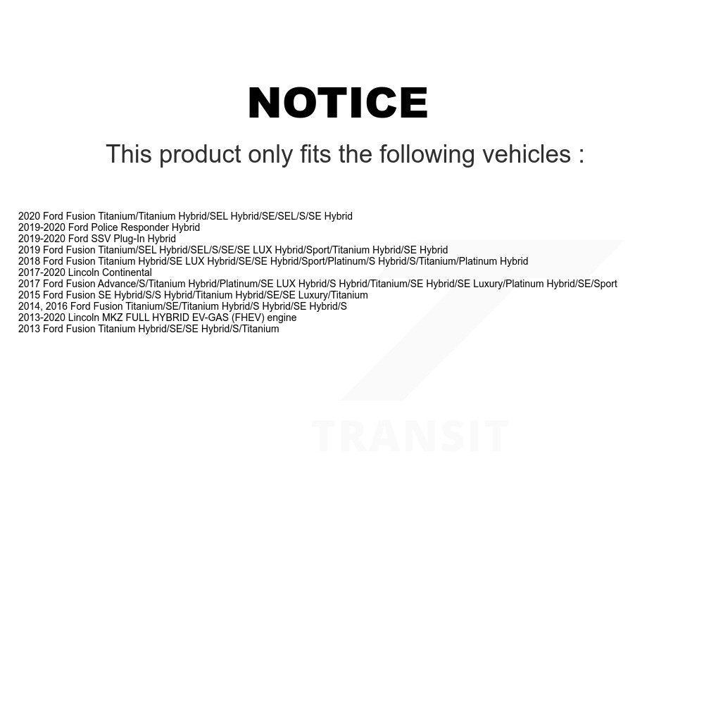 Rear Left Brake Caliper For Ford Fusion Lincoln MKZ Continental Police Responder