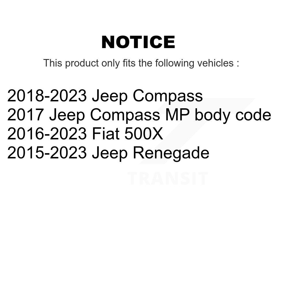Front Left Disc Brake Caliper SLC-18B5534 For Jeep Compass Renegade Fiat 500X