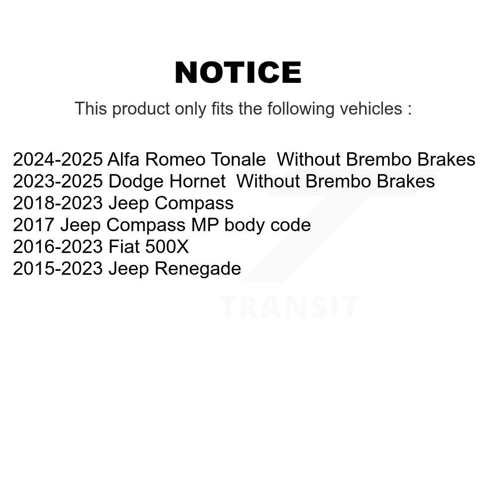 Rear Right Brake Caliper SLC-18B5537 For Jeep Compass Renegade Dodge Hornet Fiat 500X Alfa Romeo