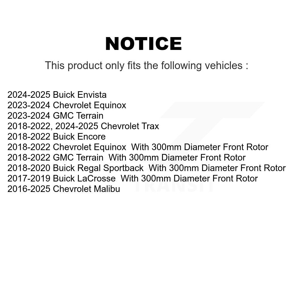 Front Right Brake Caliper SLC-18B5547 For Chevrolet Equinox GMC Terrain Trax Buick Malibu Encore