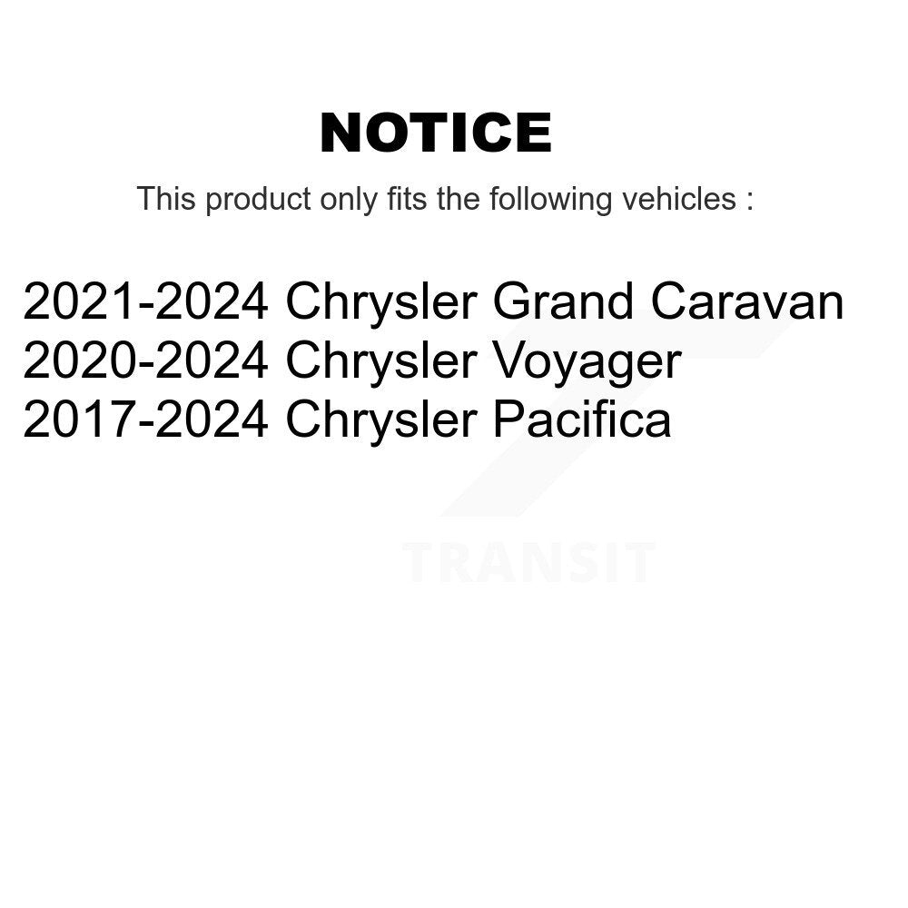 Rear Left Disc Brake Caliper SLC-18B5585 For Chrysler Pacifica Grand Caravan Voyager