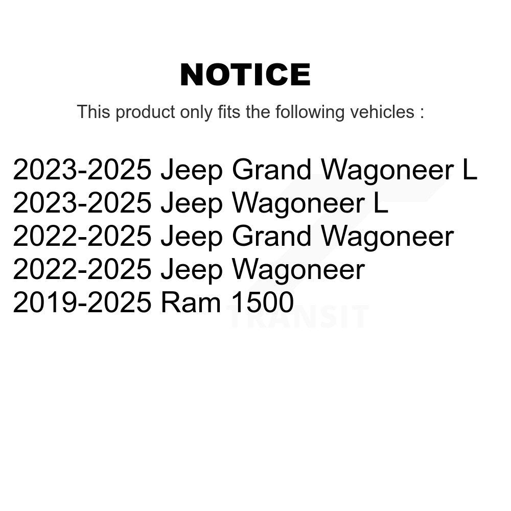 Rear Left Disc Brake Caliper SLC-18B5637 For Ram 1500 Jeep Wagoneer Grand L