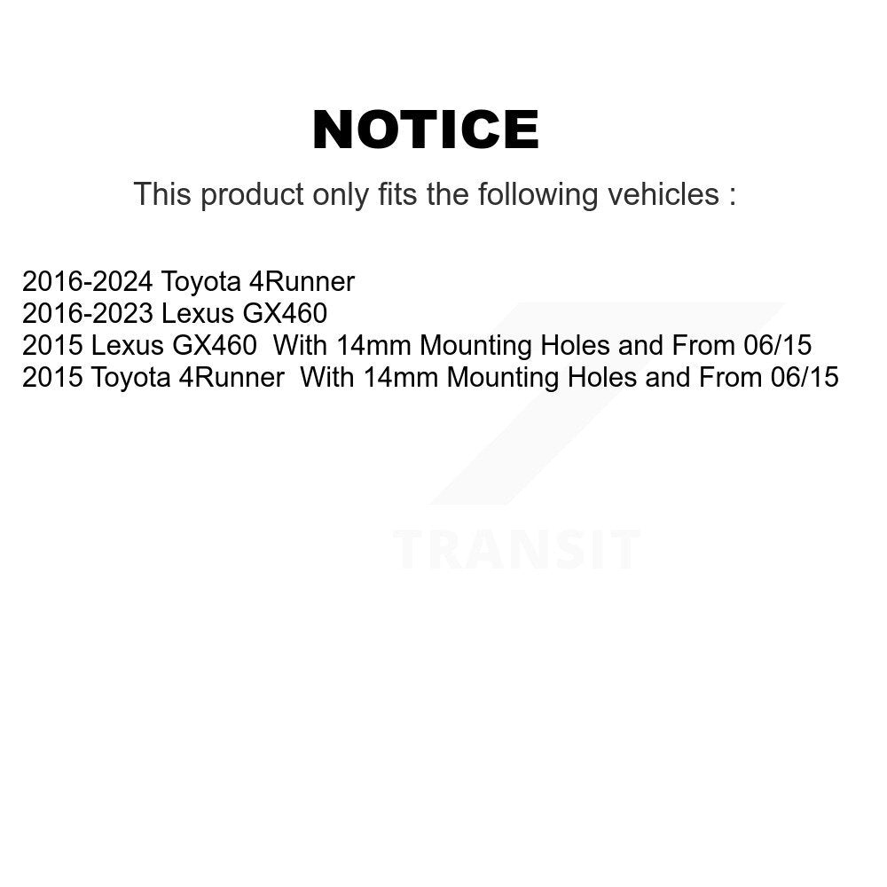 Front Left Disc Brake Caliper SLC-197283 For Toyota 4Runner Lexus GX460