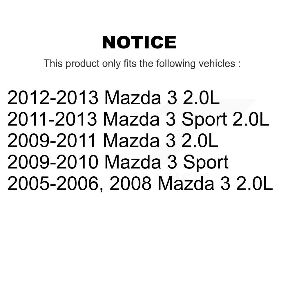Front Right Disc Brake Caliper For Mazda 3 Sport SLC-19B2943B