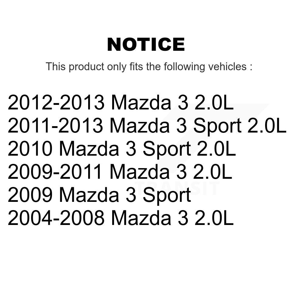 Rear Right Disc Brake Caliper SLC-19B2955 For Mazda 3 Sport