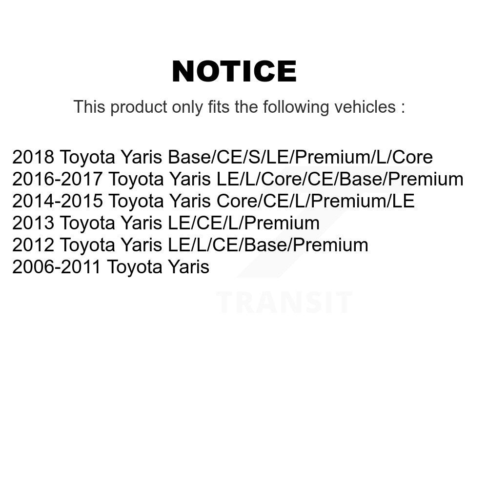 Front Left Disc Brake Caliper SLC-19B3198 For Toyota Yaris