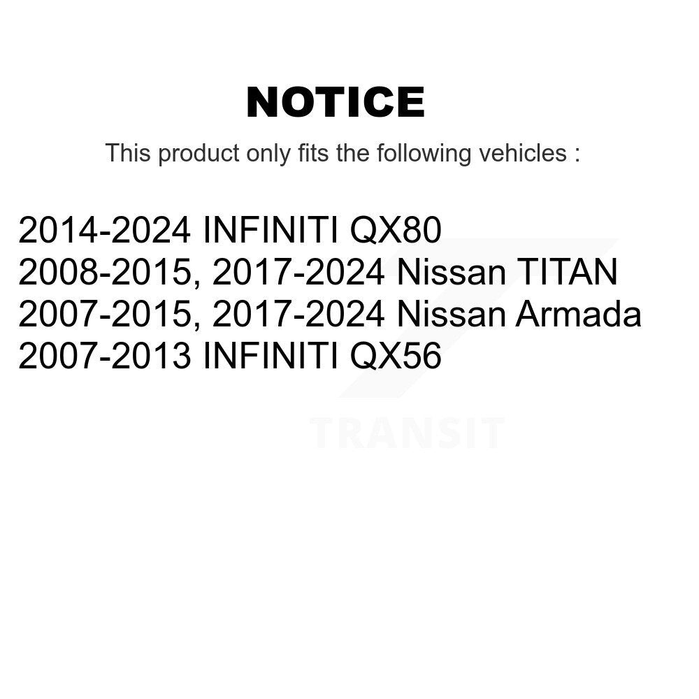 Front Left Disc Brake Caliper SLC-19B3339 For Nissan TITAN Armada INFINITI QX80 QX56