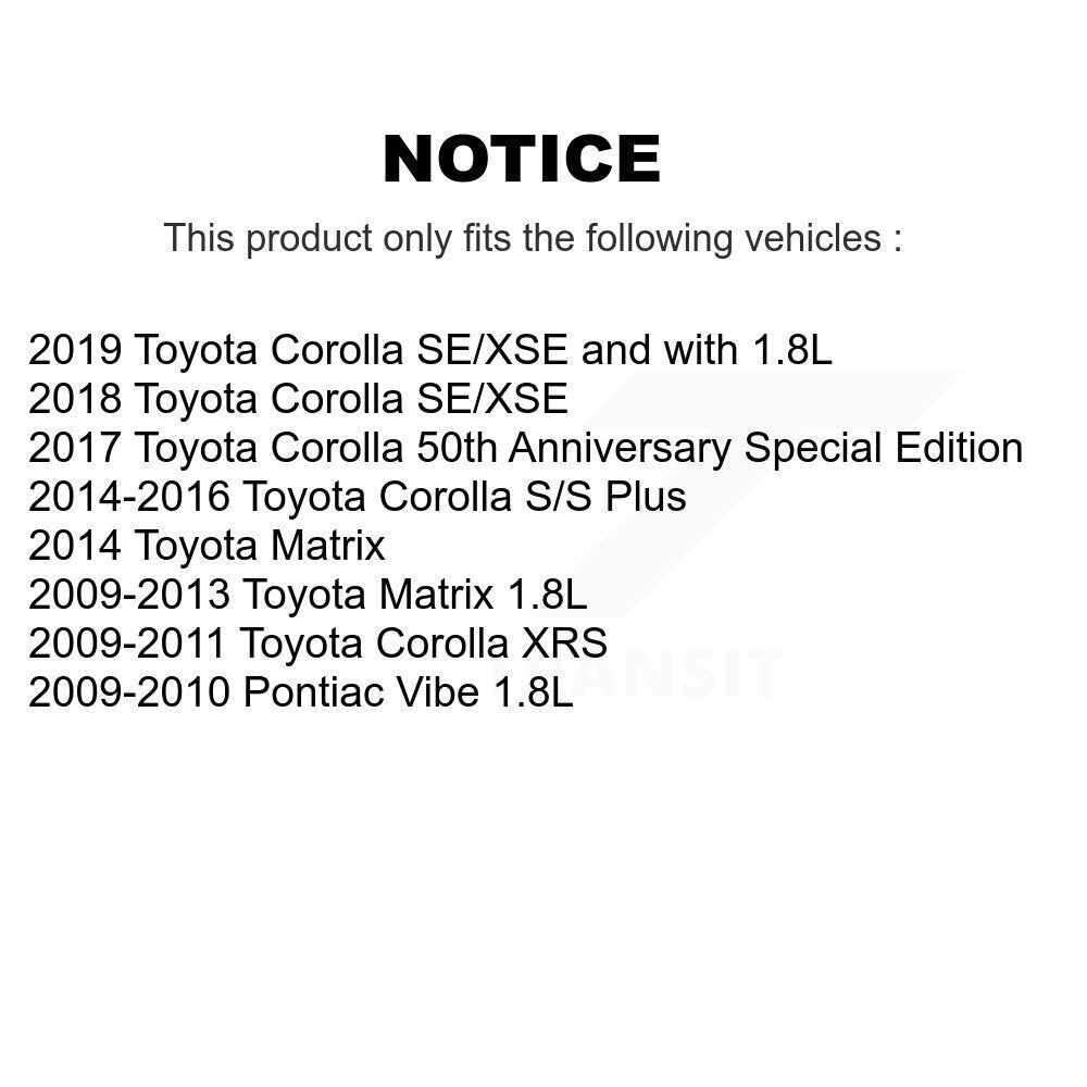 Rear Left Disc Brake Caliper SLC-19B3797 For Toyota Corolla Matrix Pontiac Vibe