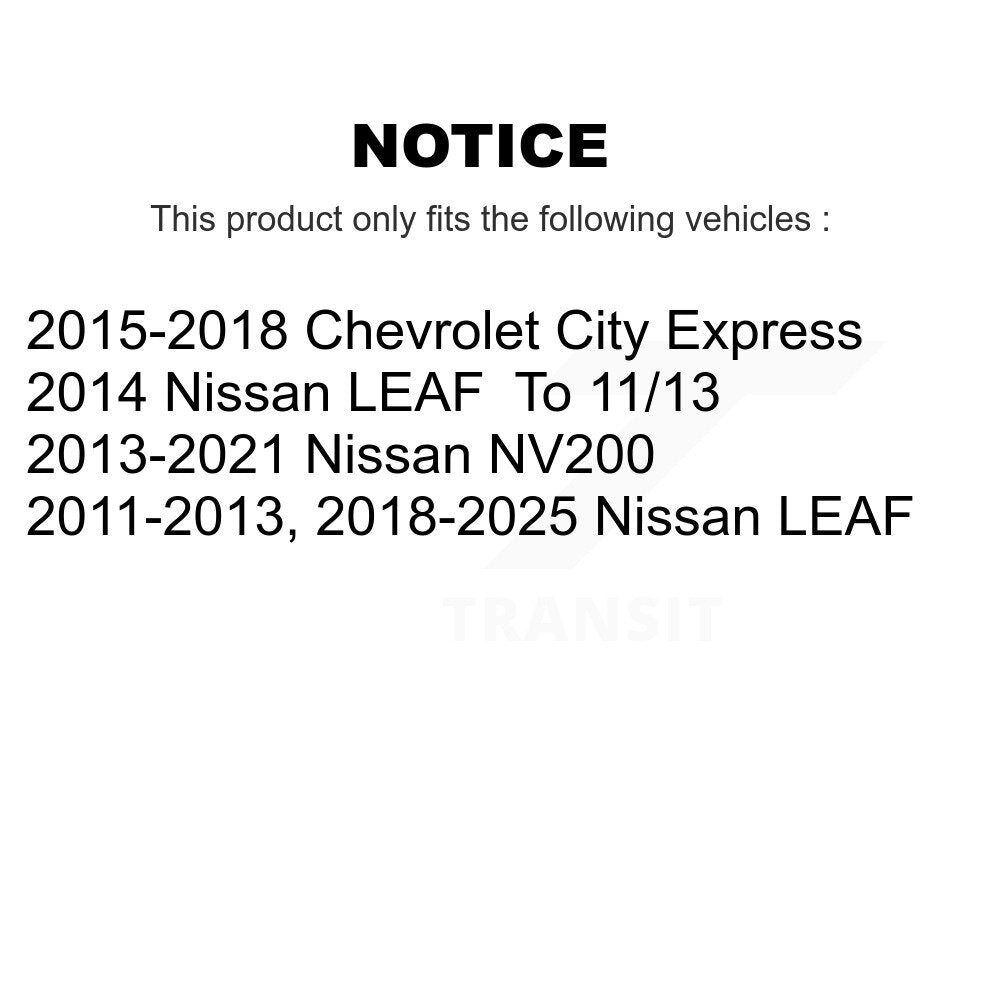 Front Left Disc Brake Caliper SLC-19B6864 For Nissan LEAF NV200 Chevrolet City Express