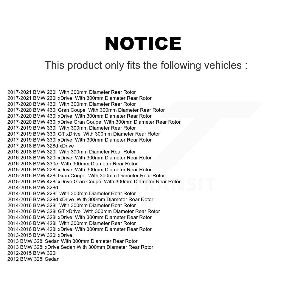 Rear Right Brake Caliper SLC-19B7111 For BMW 328i xDrive 330i 320i 428i 328d 230i 430i Gran Coupe GT