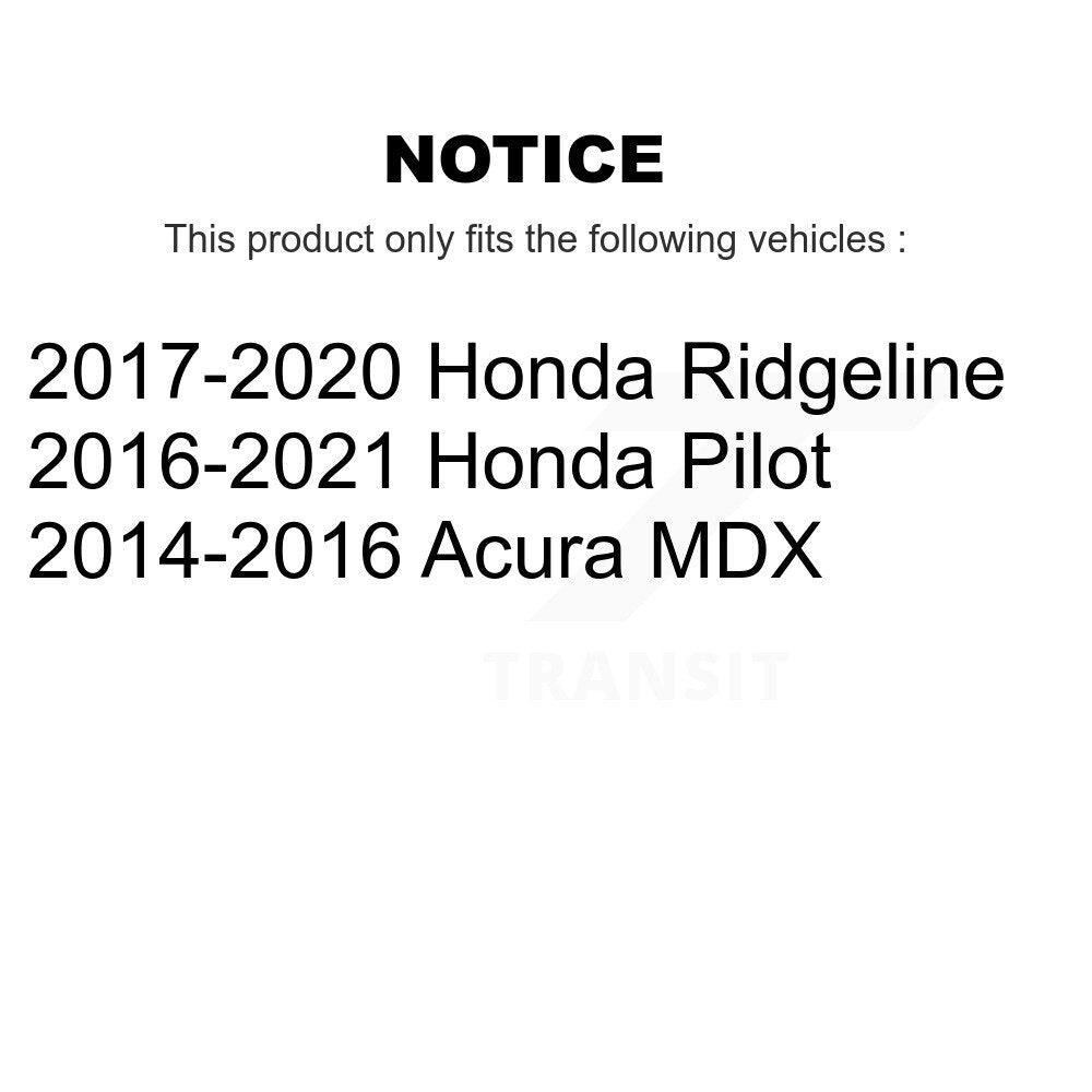 Rear Left Disc Brake Caliper SLC-19B7143 For Honda Pilot Ridgeline Acura MDX