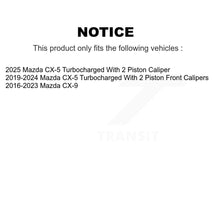 Charger l'image dans la galerie, Front Left Disc Brake Caliper SLC-SCB3637 For Mazda CX-5 CX-9