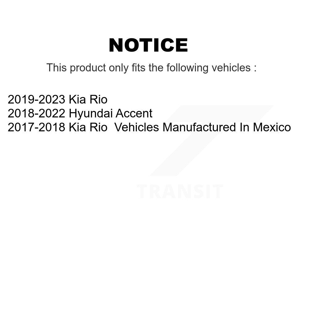 Rear Left Disc Brake Caliper SLC-SCB5175 For Kia Rio Hyundai Accent