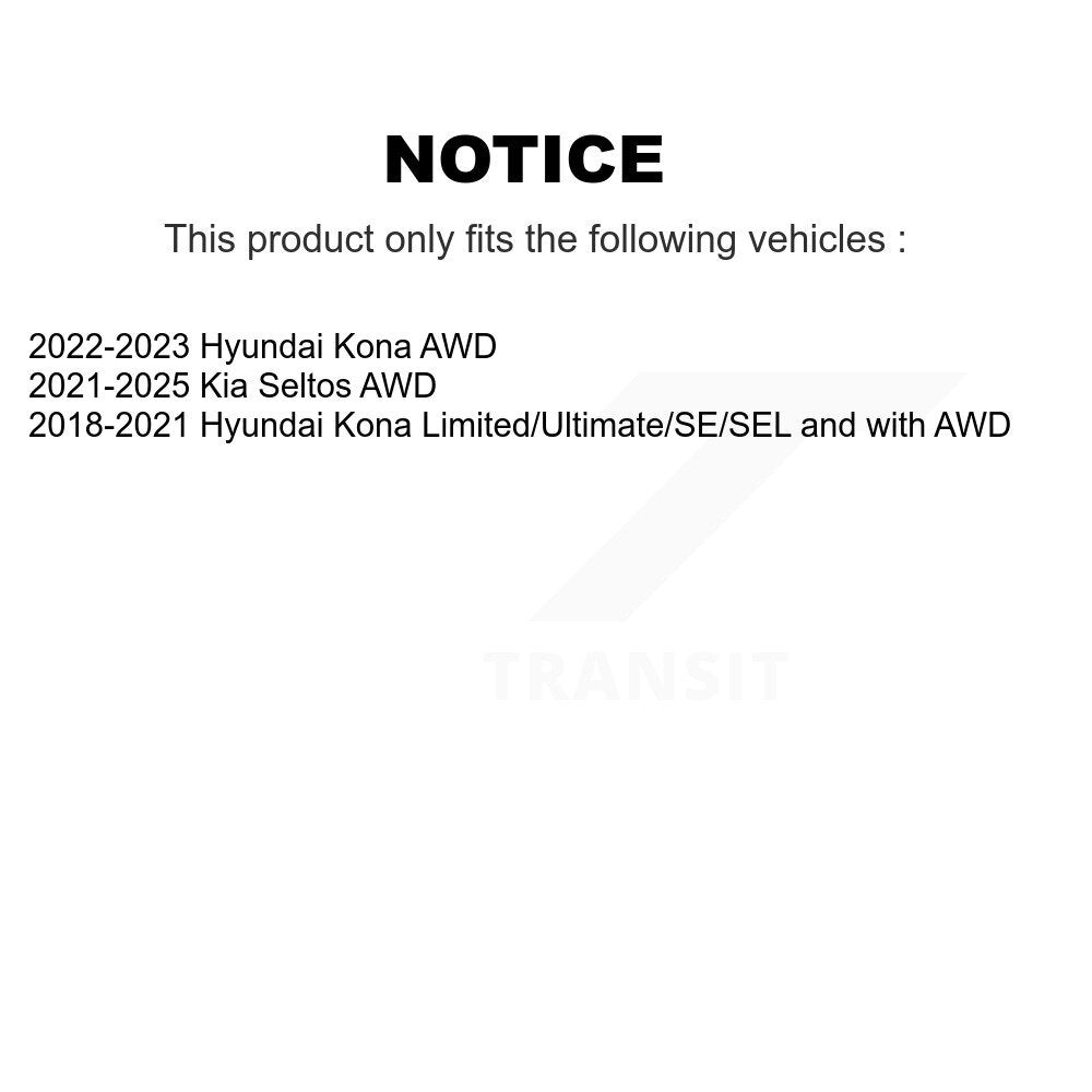 Front Left Disc Brake Caliper SLC-SCB5177 For Hyundai Kona Kia Seltos