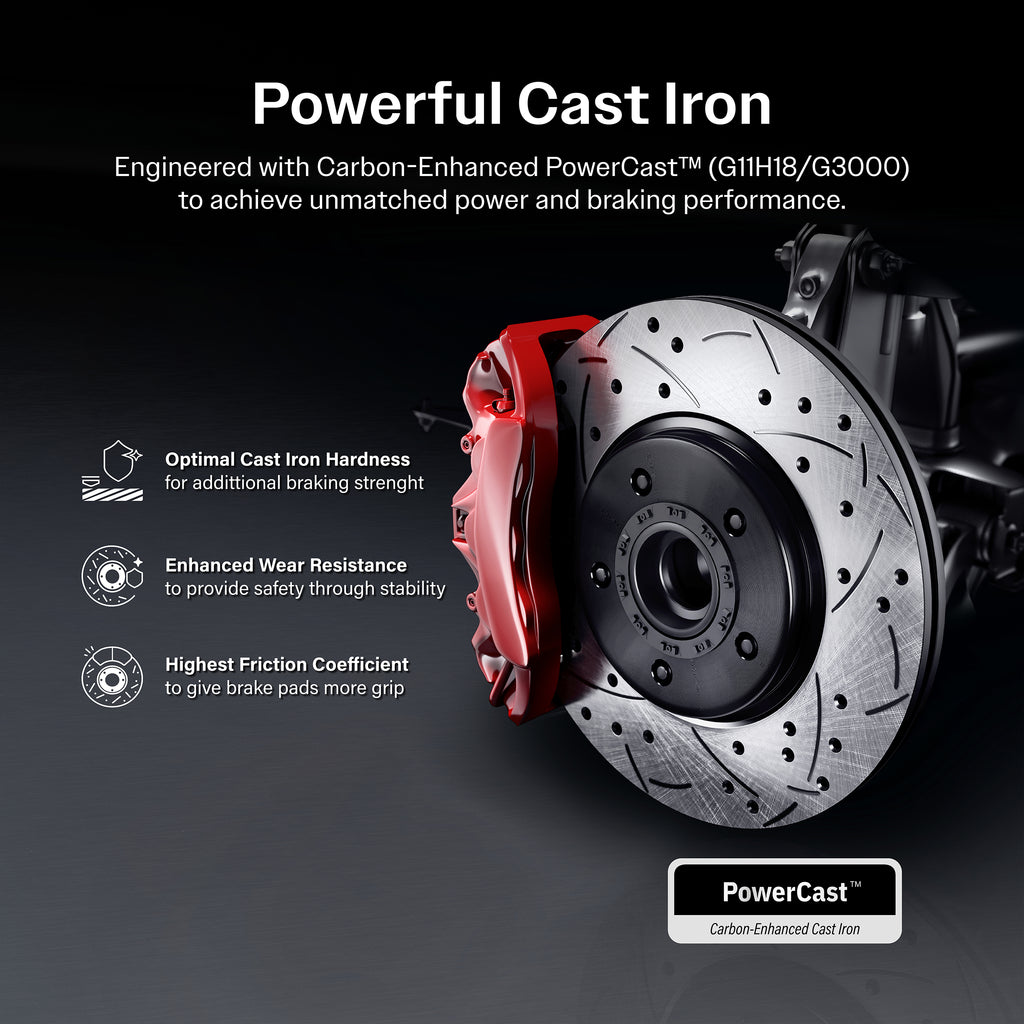 Front Rear Coat Drill Slot Disc Brake Rotor Hub Ceramic Pad Kit For Ford F-350 Super Duty KDT-101223