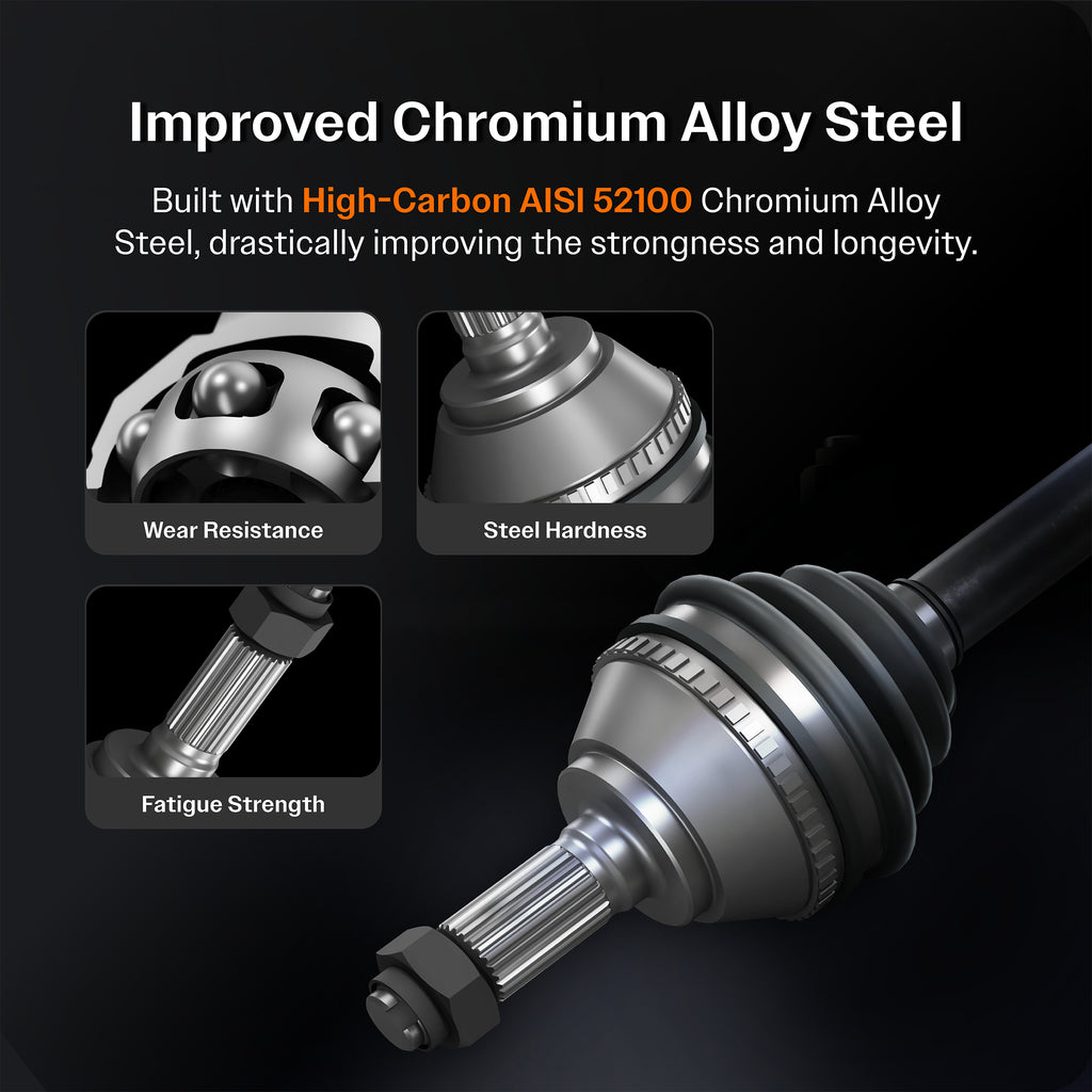 Front Right CV Axle Shaft & Intermediate Kit For Dakota Dodge Ram Raider