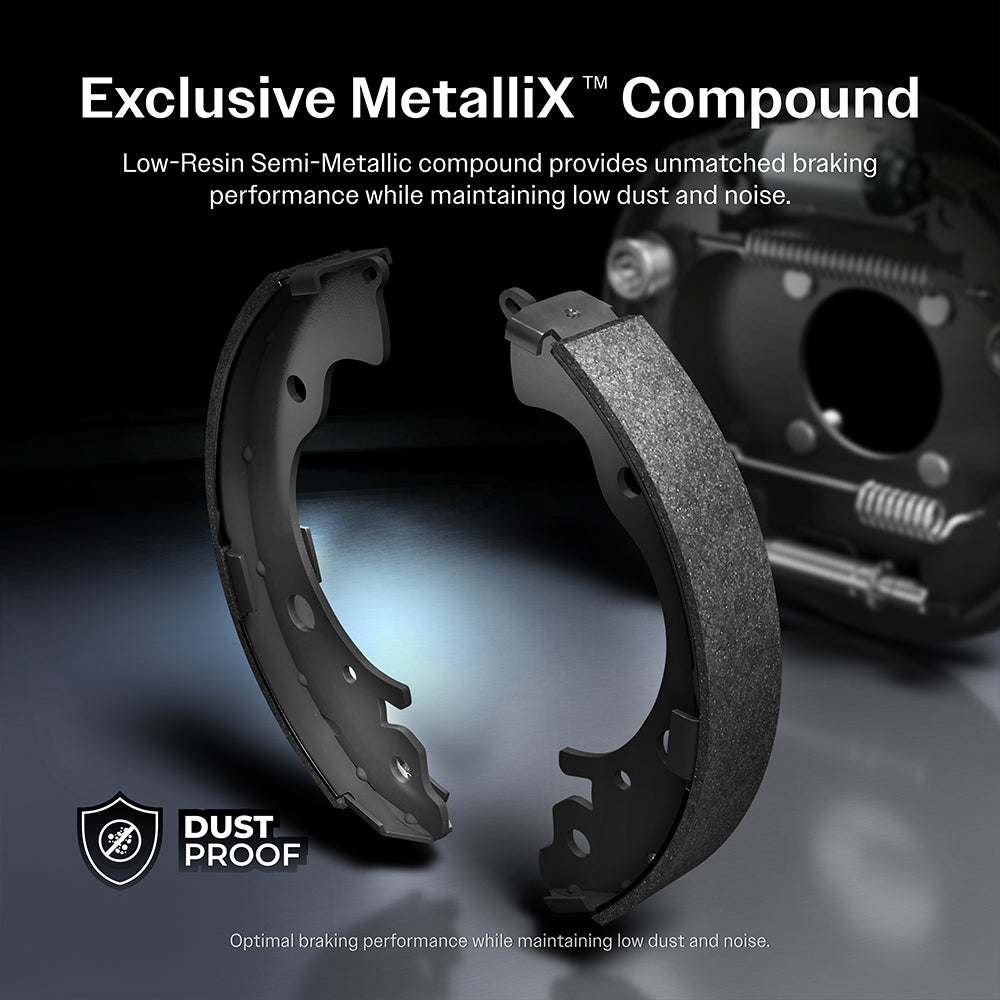 Front Rear Brake Rotor Ceramic Pad And Drum Kit (7Pc) For Hyundai Accent Kia Rio