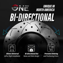 Load image into Gallery viewer, [Rear] 2014-2020 Fiat 500L Performance Drilled &amp; Slotted Brake Rotor &amp; Ceramic Pads Kit For Max Braking