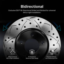 Charger l'image dans la galerie, Front Rear Drilled Slot Disc Brake Rotors Ceramic Pad Kit For Ford F-350 Super Duty F-250 KDT-101191