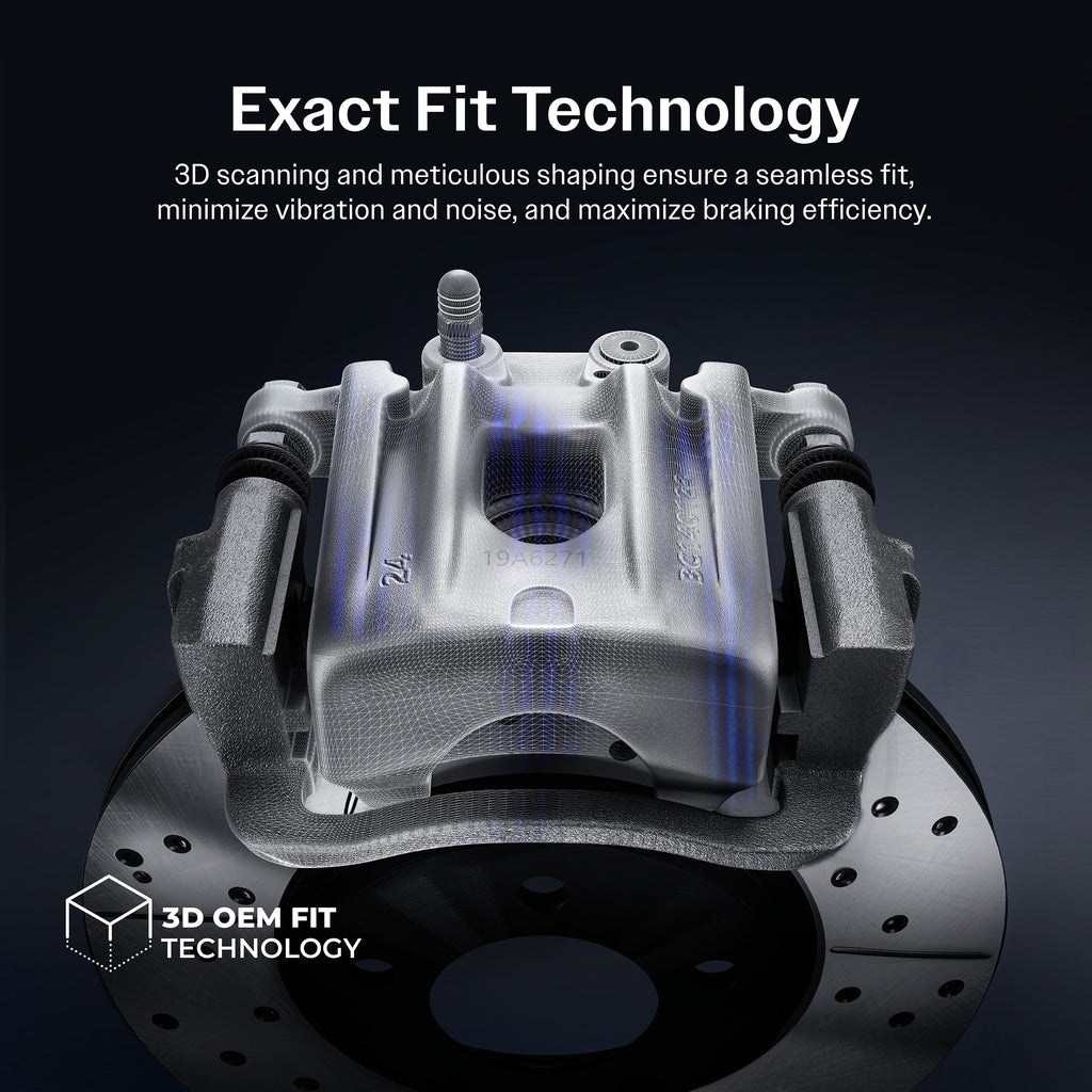 Front Brake Caliper Kit For Volkswagen Jetta Beetle CC Passat GTI Eos Audi A3 TT