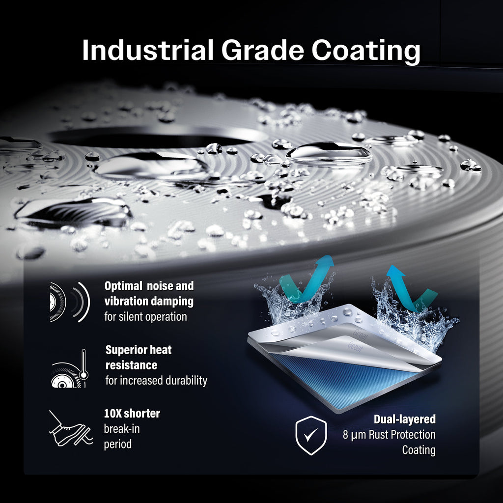 [Rear] 2016-2022 Honda HR-V Premium Coated Rotors & Ceramic Pads Brake Kit For Max Braking