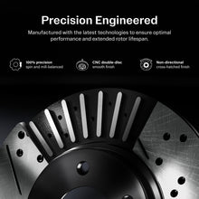 Charger l'image dans la galerie, Front Rear Drilled Slot Disc Brake Rotors Ceramic Pad Kit For Ford F-350 Super Duty F-250 KDT-101191
