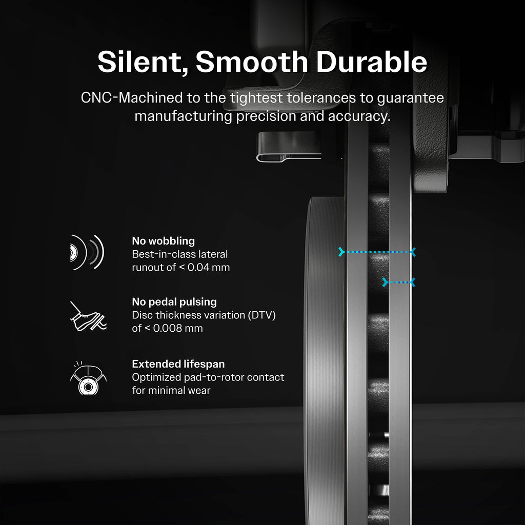 Rear Brake Rotors & Ceramic Pad Kit For 2020-2022 Dodge Charger Pursuit with RWD