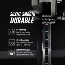 Charger l'image dans la galerie, [Rear] 2017-2023 Nissan TITAN Performance Drilled &amp; Slotted Brake Rotor &amp; Ceramic Pads Kit For Max Braking