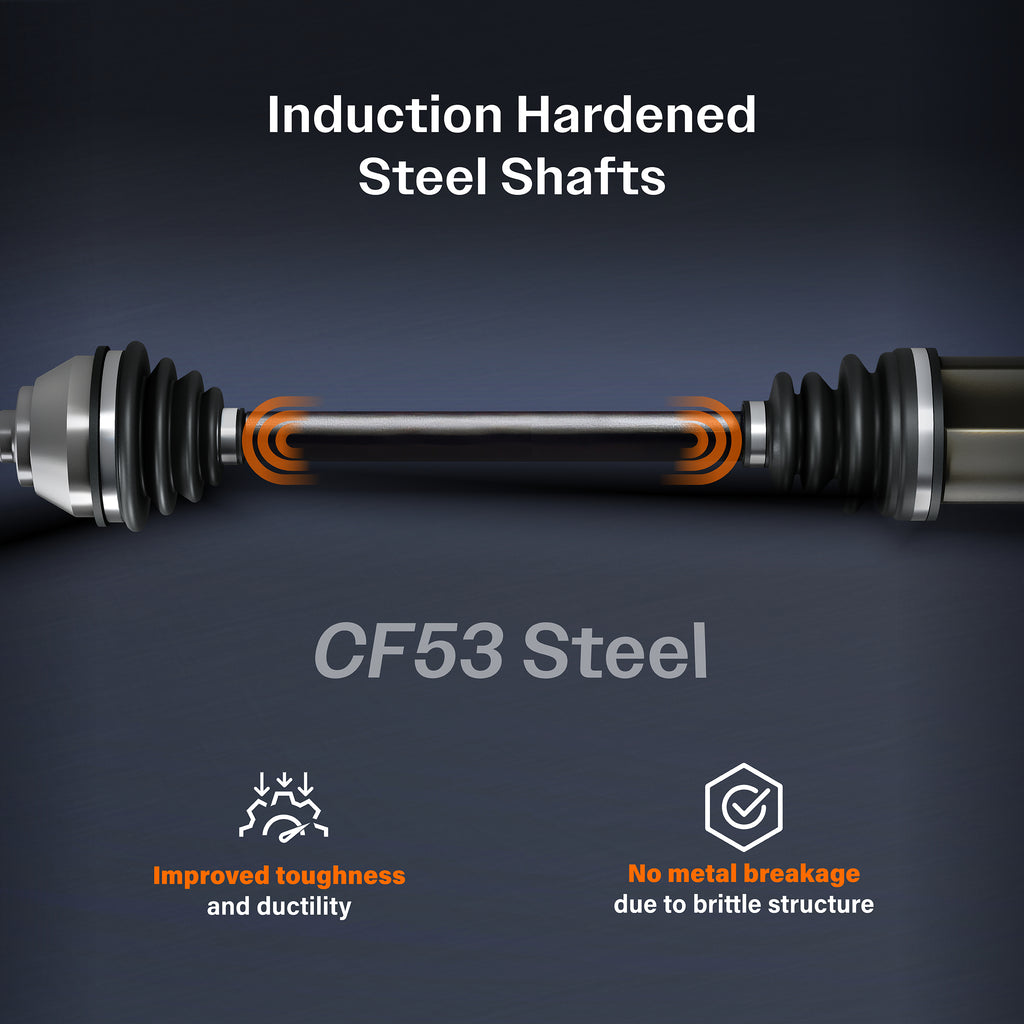 Front Right CV Axle Shaft & Intermediate Kit For Dakota Dodge Ram Raider