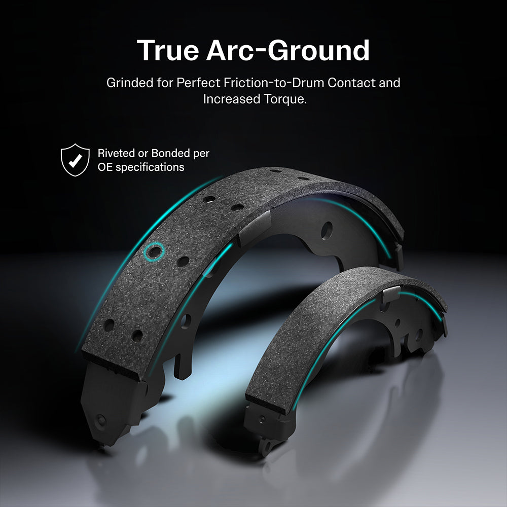 Front Rear Ceramic Brake Pads And Drum Shoe Kit For Toyota 4Runner Pickup Tacoma